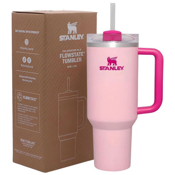 Stanley Quencher H2.0 FlowState Tumbler with Handle & Straw – Insulated Stainless Steel Travel Cup